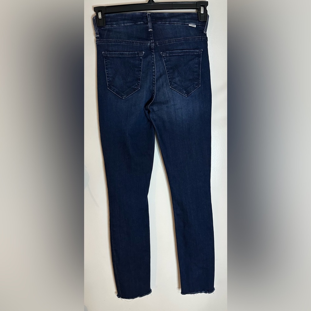 MOTHER DENIM HIGH WAISTED LOOKER ANKLE FRAY JEAN - Picture 4 of 16